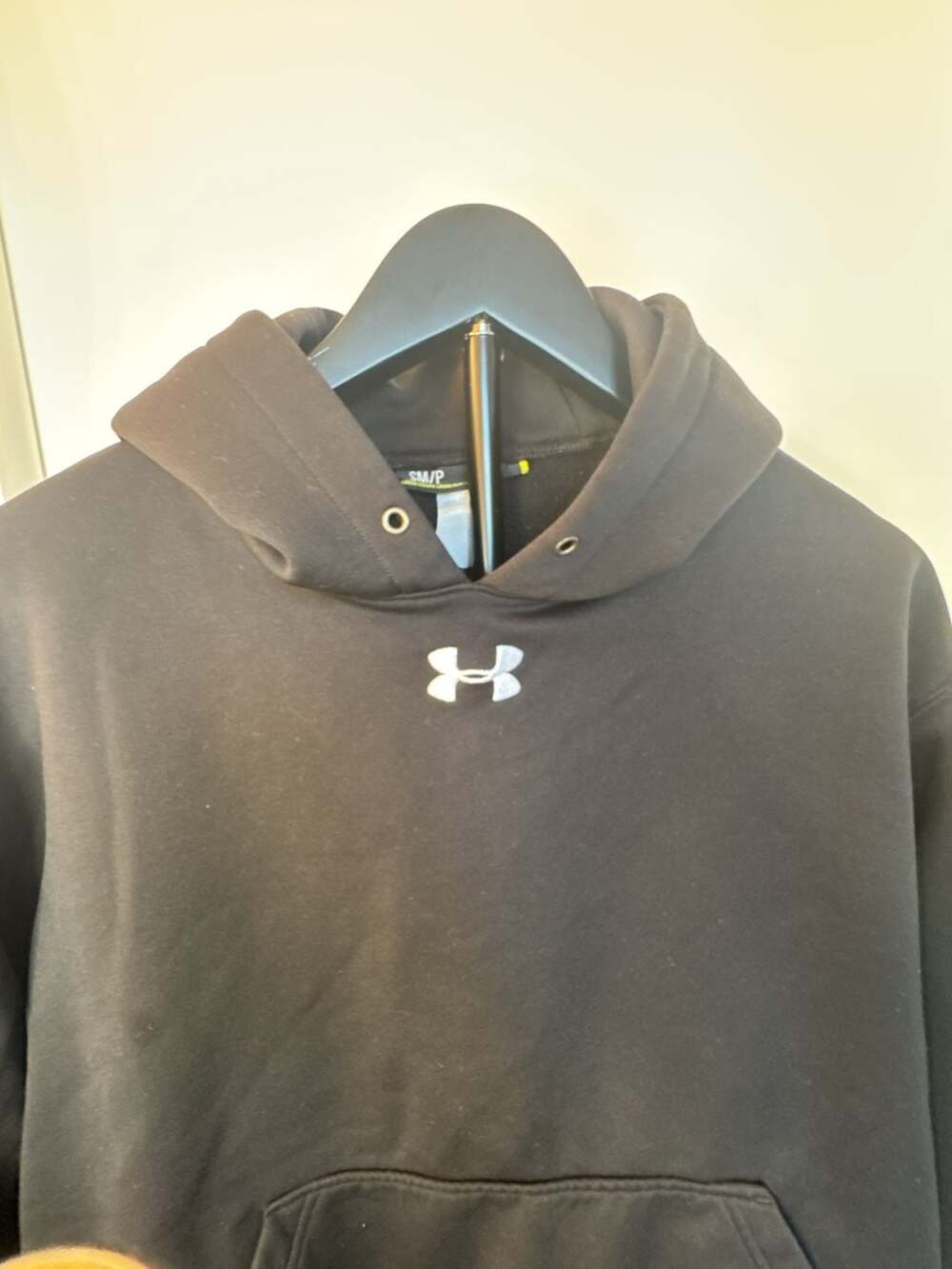 Under Armour Icon Fleece Oversized Hoodie Size SM/P Black